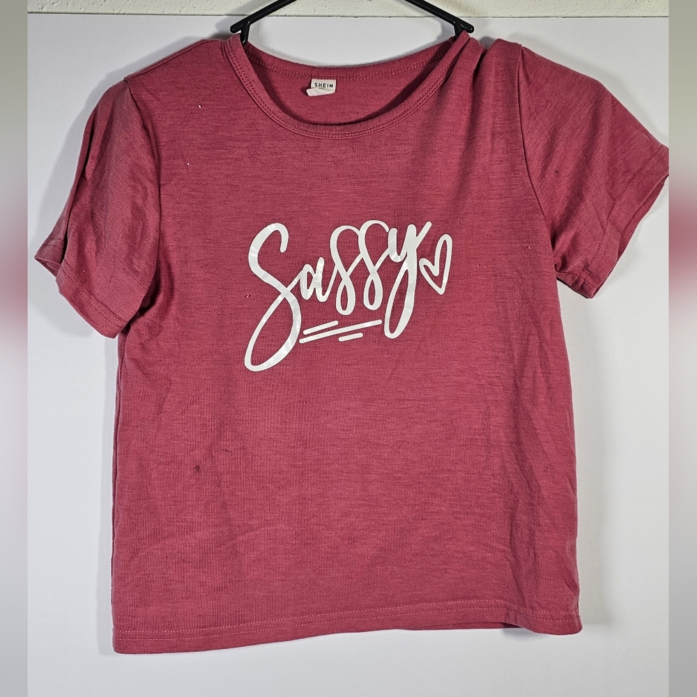 SHEIN‎ Sassy Tee in Red